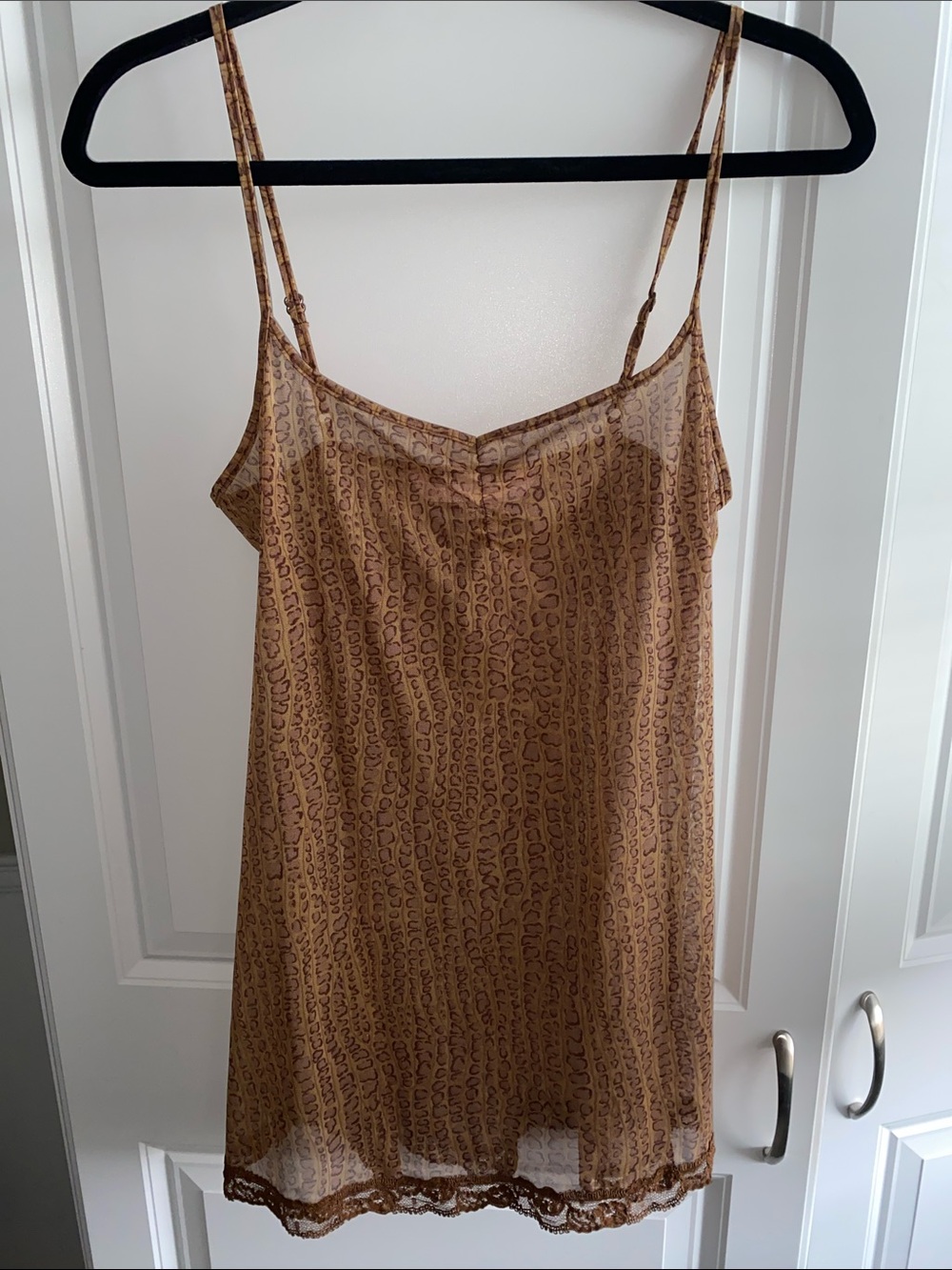 Vintage Y2K VICTORIA’S SECRET Python Print Nightie Lingerie size SMALL
